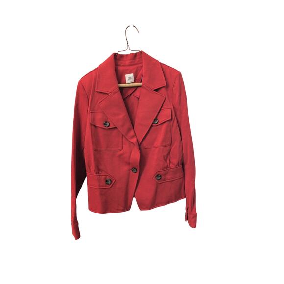 CAbi Jackets & Blazers - CAbi Little Red Blazer Jacket – Style 3374 – Women’s Size 8